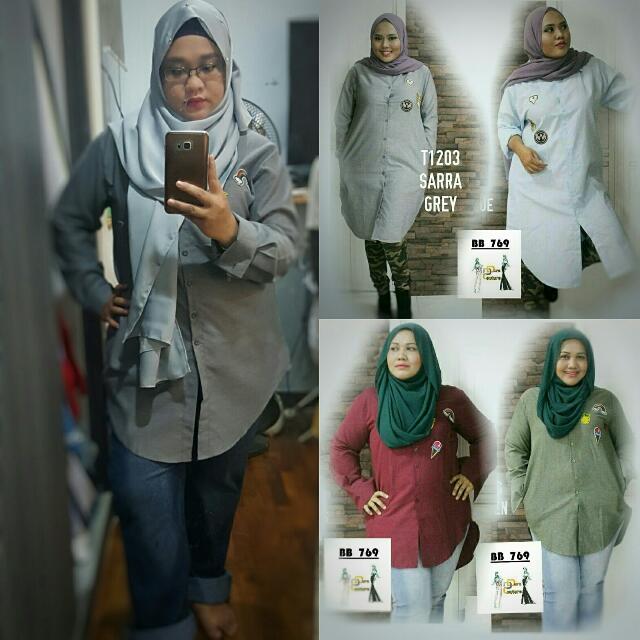 Army Patch Plus Size Top (Category: Other Tops) located in Singapore. Submitted by mamaw3 (Listing ID 85689995, Image 1). Description: .