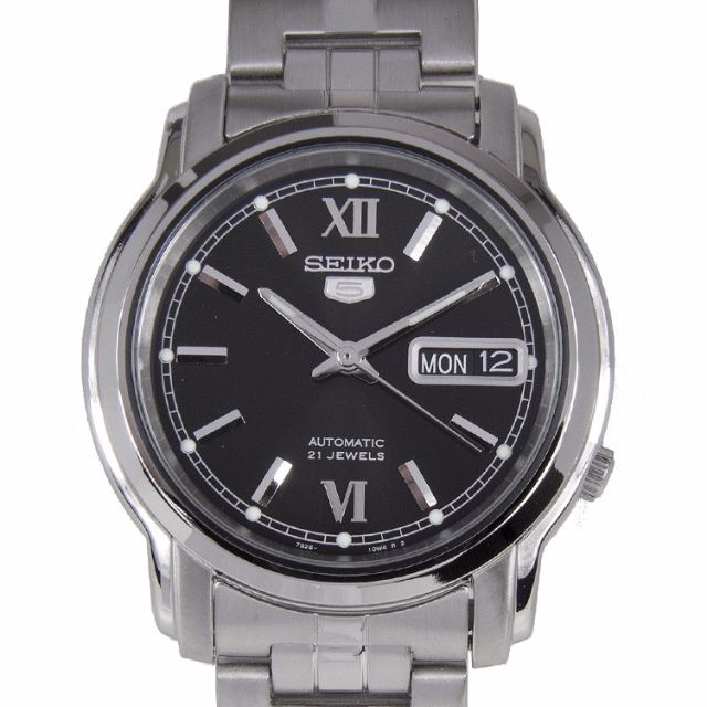 Brand New Seiko 5 Automatic Analog 100 Authentic Black Dial 21