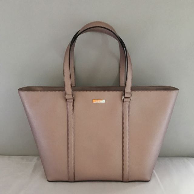 Kate Spade Rose Gold Large Tote Bag