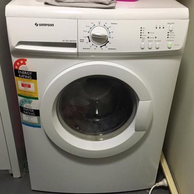 Simpson Ezi Front Loader Type Swf10761 Capacity 7kg Home