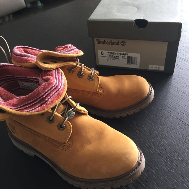 fold over timberland boots