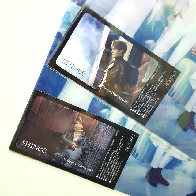 Wtt Shinee Winter Wonderland Album Sticker Entertainment K Wave