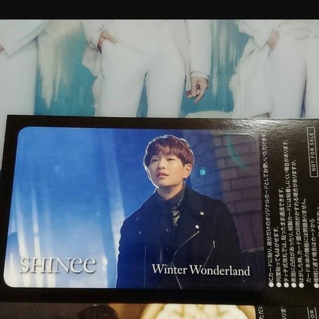 Wtt Shinee Winter Wonderland Album Sticker Entertainment K Wave