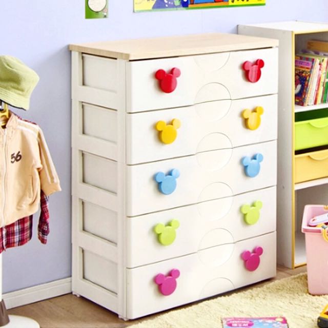 Mickey Kids Chest Of Drawers Bulletin Board Preorders On Carousell