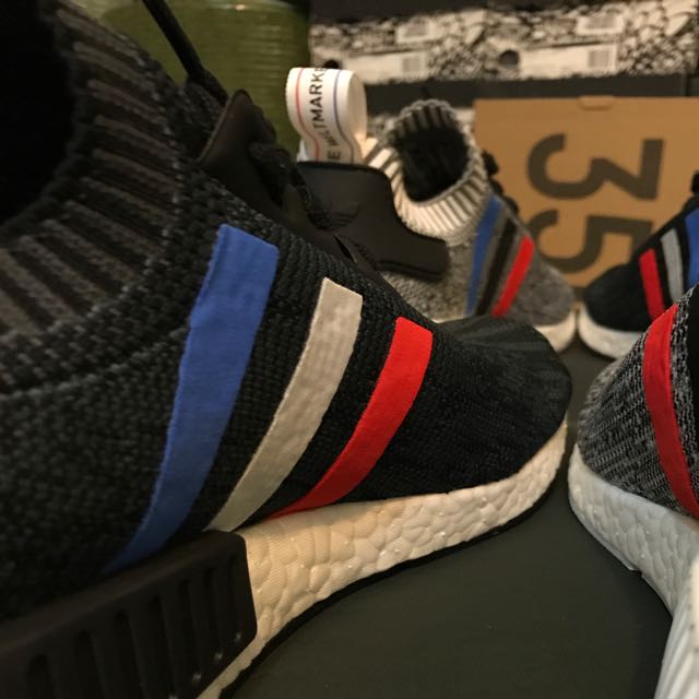 Nmd tri color black on sale