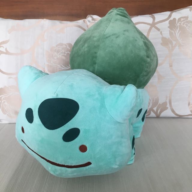 Pokemon Center Bulbasaur Ditto Face Plush Large, Hobbies & Toys, Toys