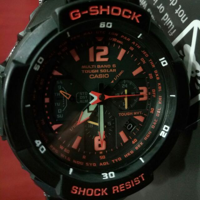 Casio G Shock GW 3000B Orange