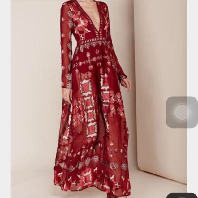 For love and lemons barcelona maxi dress top