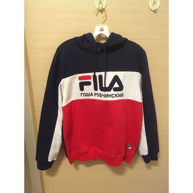 gosha rubchinskiy fila hoodie