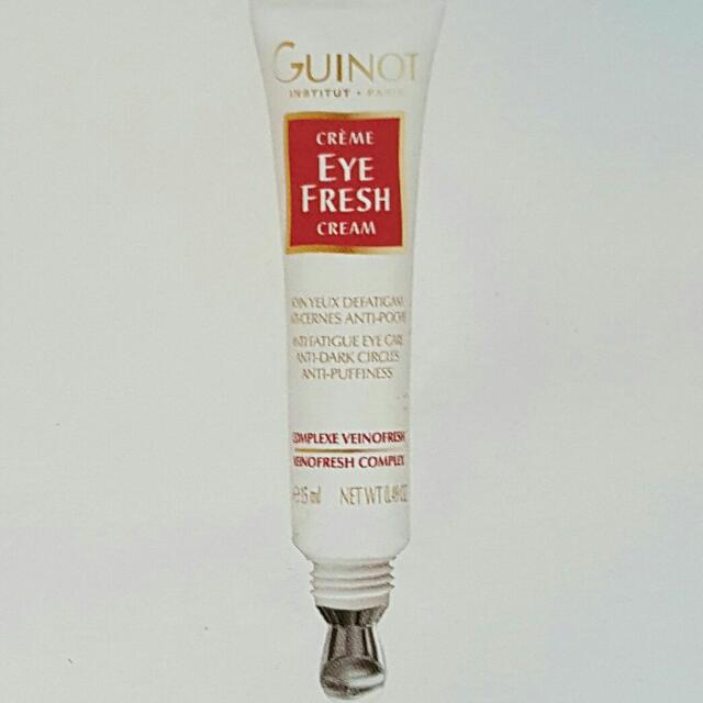 Guinot Eye Fresh Cream 清新亮眼霜 提亮舒緩 減退眼腫 黑眼圈 亮澤 原價 550, 美容＆化妝品, 健康及美容 皮膚護理, 面部 面部護理 Carousell