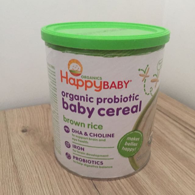 Happy Baby Cereal Organic Brown Rice Babies Kids Nursing Feeding On Carousell