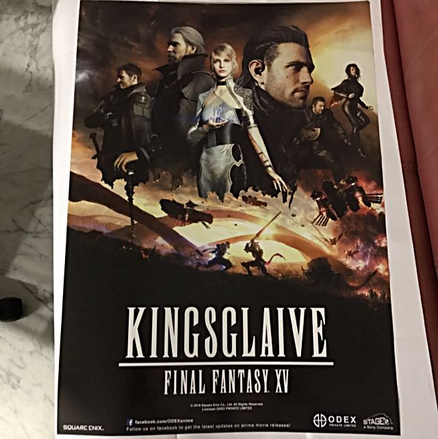 Wallpaper Kingsglaive Final Fantasy Xv Movie Poster Toys Games Video Free