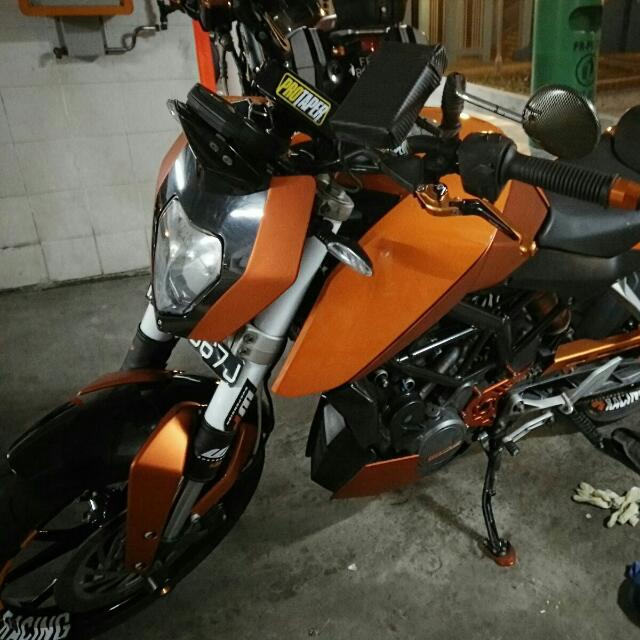 KTM DUKE 200 BY CLEAN WAX, Everything Else on Carousell