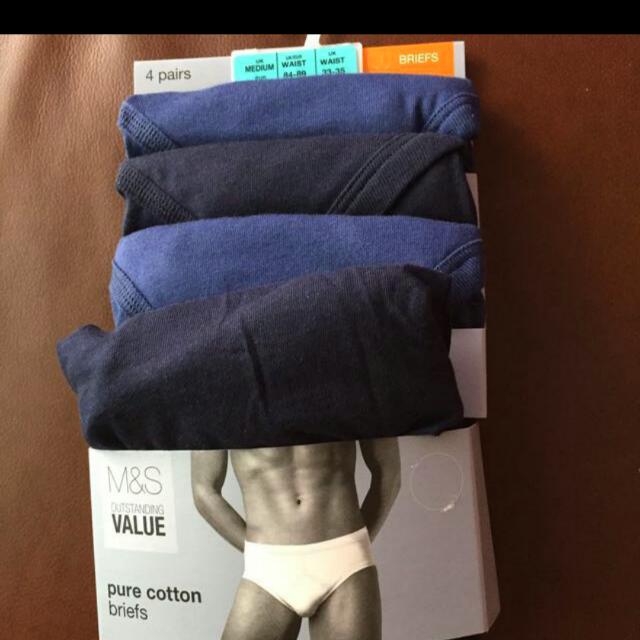 Marks & Spencers Men Briefs (L Size) , Men's Fashion, Bottoms, Sleep