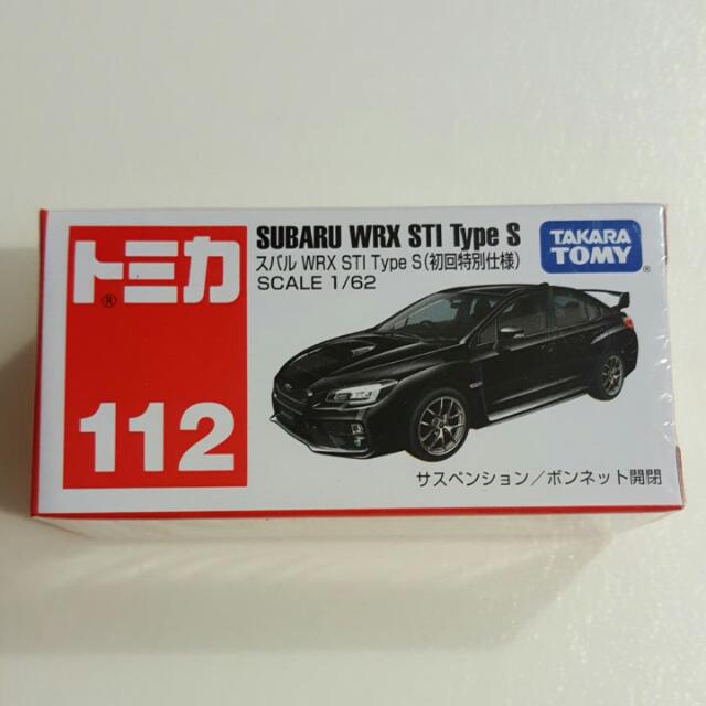 Tomica Subaru Wrx Sti Type S 112 First Colour Toys Games Bricks Figurines On Carousell