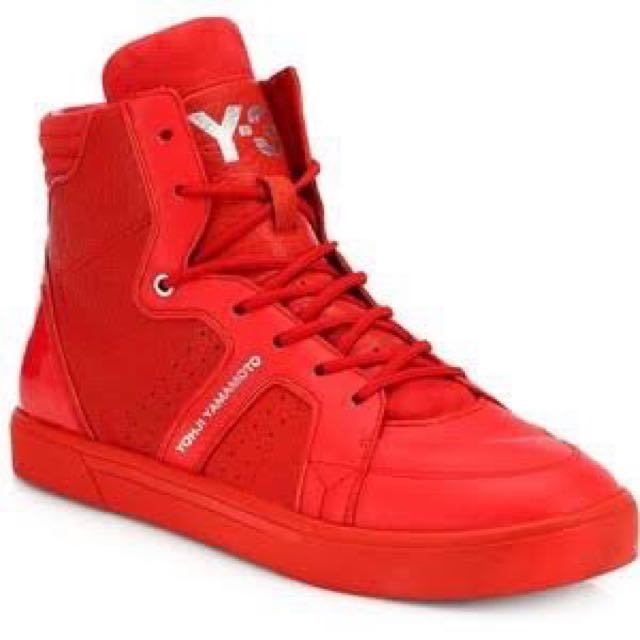 Red discount y3 trainers