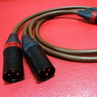 Belden 8409 With Gold Pin Neutrik XLR (0.7M)