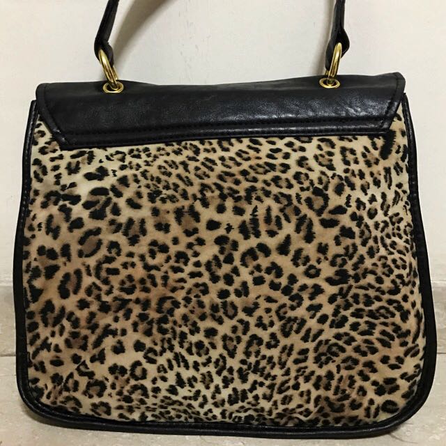 Leopard print bag forever 21 on sale