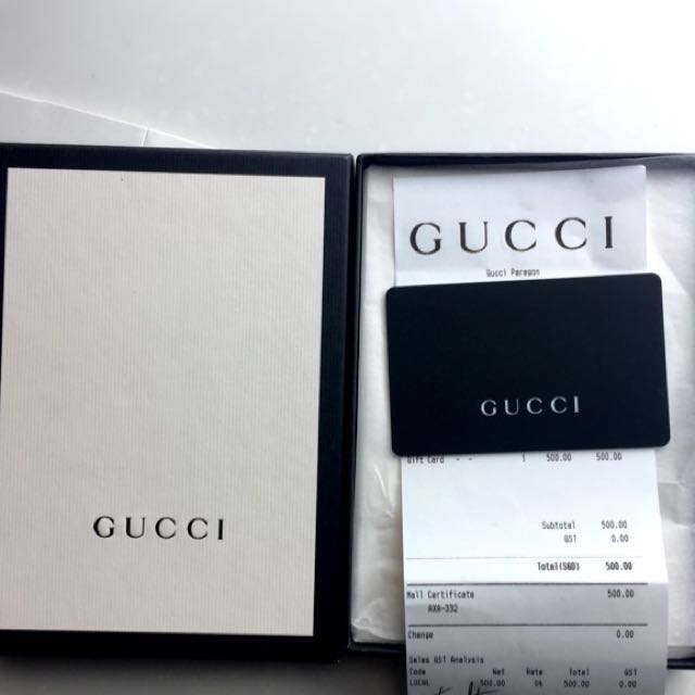 Gucci Voucher S500, Tickets & Vouchers, Vouchers on Carousell