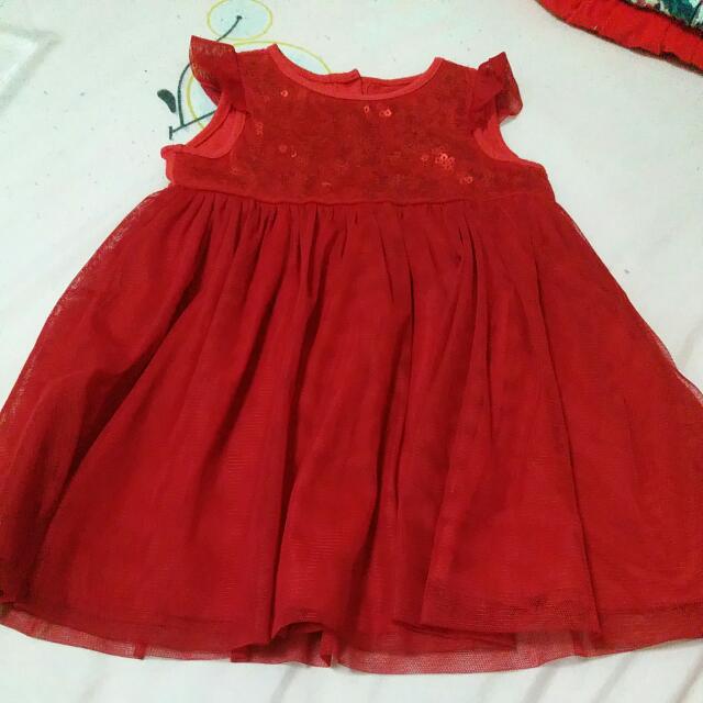 mothercare red dress