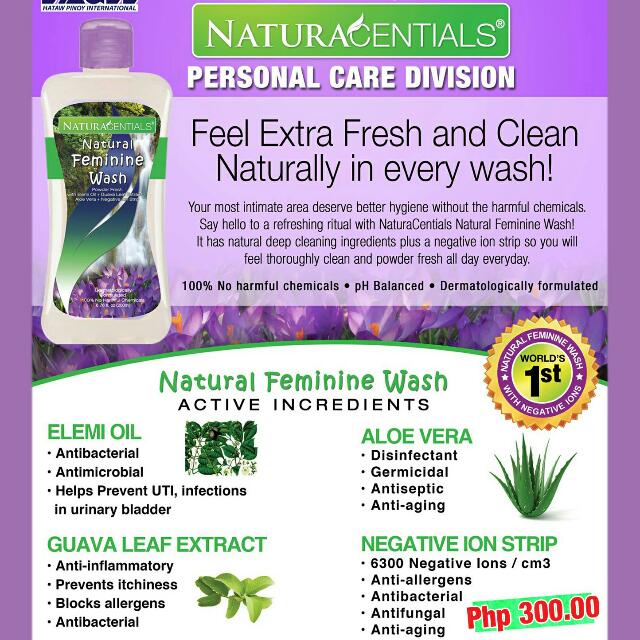 Natural Feminine Wash, Beauty & Personal Care, Bath & Body, Body Care