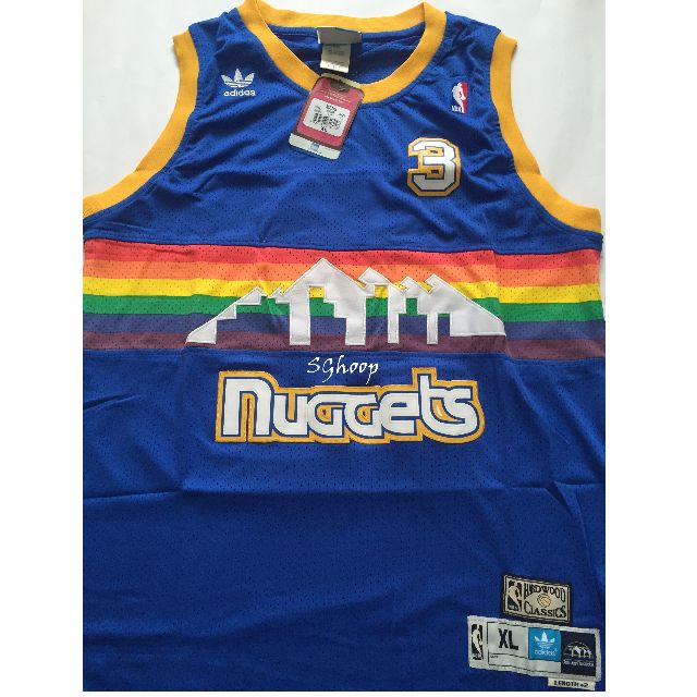 allen iverson jersey nuggets