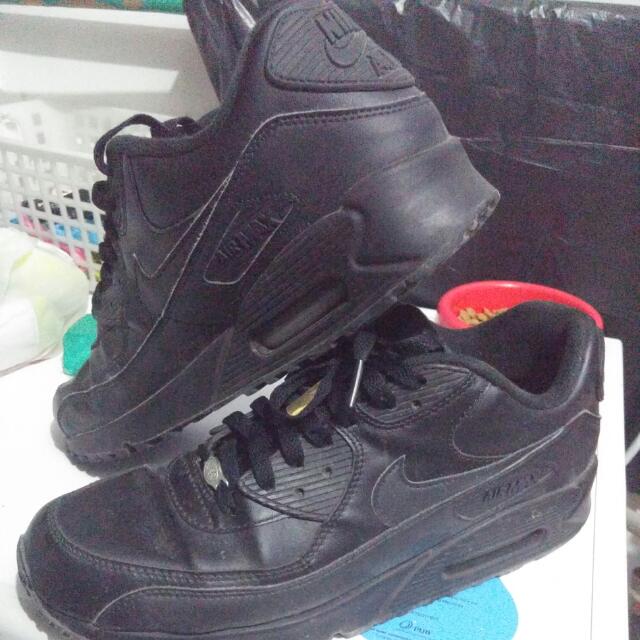 All leather nike air max 90 sales