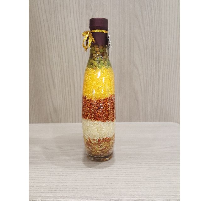 Sales Decorative Clear Glass Bottle With Oil Infused Multi