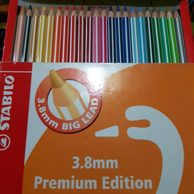 Stabilo 3.8mm Premium Edition Colored Pencils In 24s, Hobbies ...