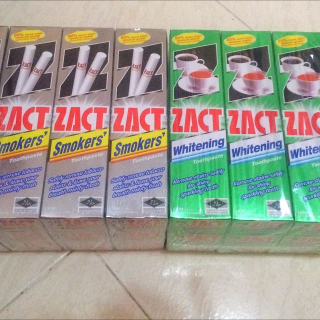 zact smokers toothpaste