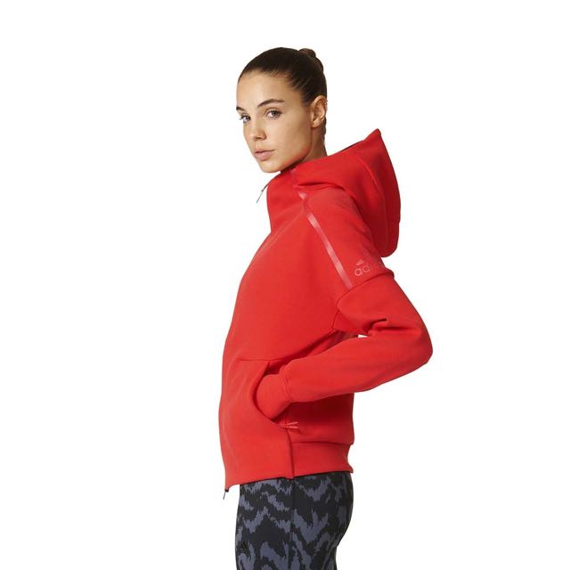 ZNE Hoodie Adidas Red Men s Fashion Activewear on Carousell