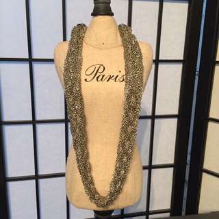 Silver Braided Necklace