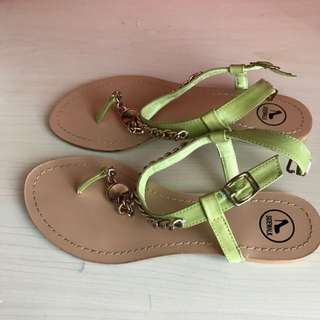 Fast Sale Like Green Sandals Sidewalk Zalora