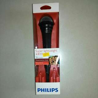 Brand-new Philips Super Light Weight Dynamic Microphone.