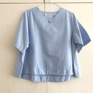 Beatrice Baby Blue TOP Free Size