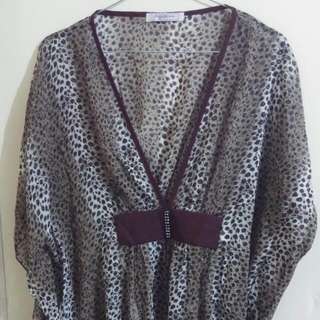 Dress Motif Macan Tutul