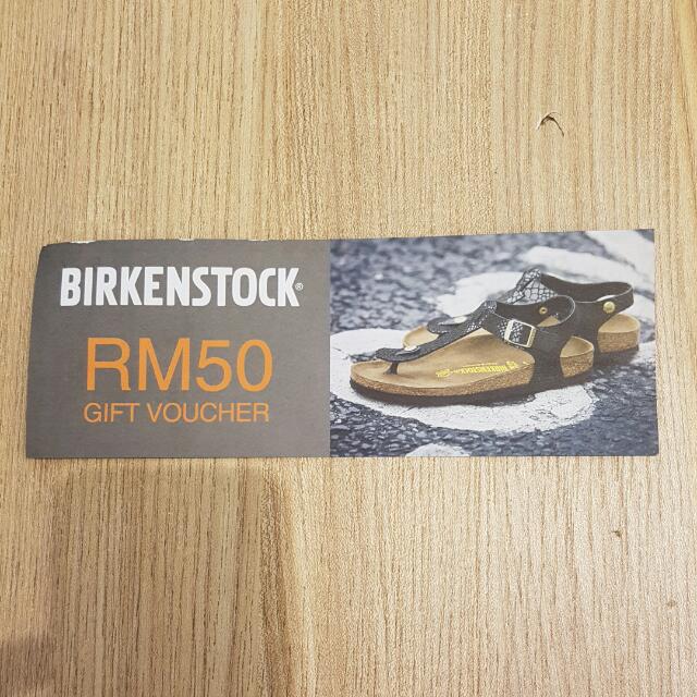 BIRKENSTOCK RM50 voucher, Tickets & Vouchers, Vouchers on Carousell