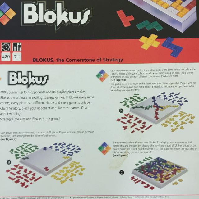 Blokus Strategy Board Game, Hobbies & Toys, Toys & Games on Carousell