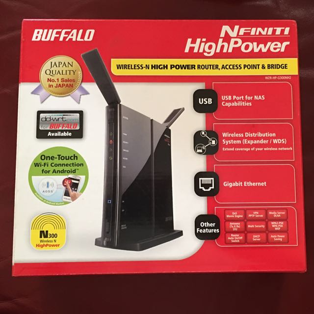Buffalo Nfiniti WZRHOG300NH2, TV & Home Appliances, TV