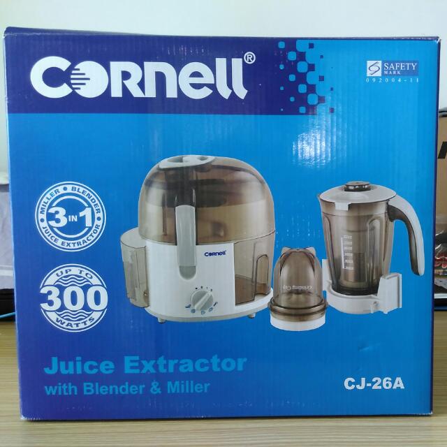 Cornell CJ26A Juice Extractor Extractor + Blender & Miller Cornell