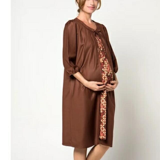 Elsys Maternity Dress Kombinasi Batik Womens Fashion Womens