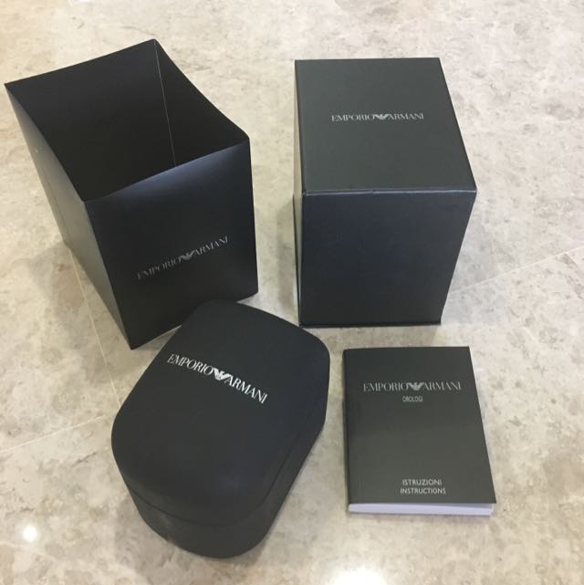 emporio armani watch box for sale