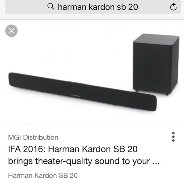 harman kardon sb20 price