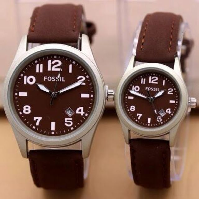 Jam tangan couple fossil on sale