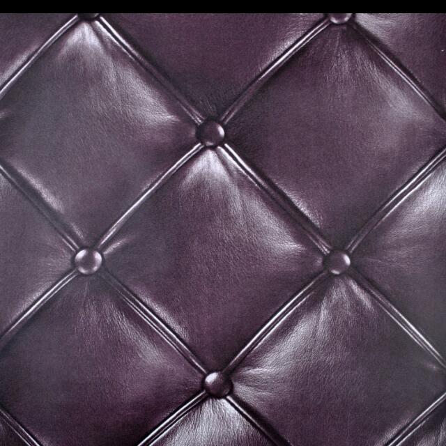 Luxury Purple Sofa Pattern Leather Like Modern High Class
