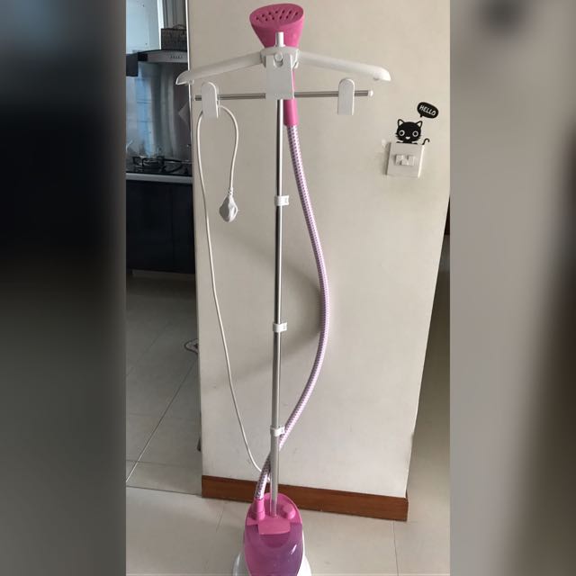 pink steam iron