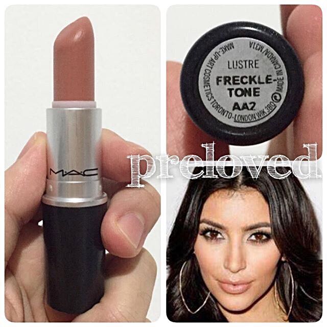 Preloved Makeup Mac Lustre Lipstick Freckletone Nude Health