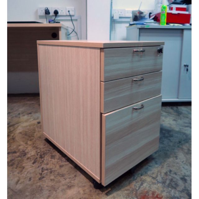 Small Printer Table With Drawers Colour Birch Quantity 2 Photo