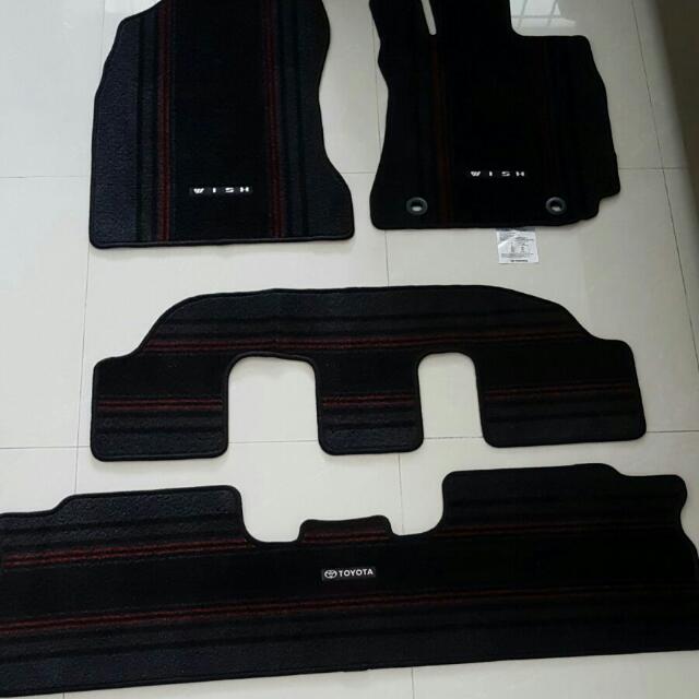 Toyota WISH 2016 Car Mat Original 4pcs No Boot Car