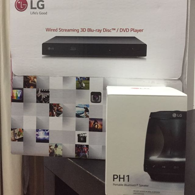 Trade w voucher LG Bluray DVD Player BP450 & LG Portable Bluetooth